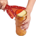 Uinxan Jar Opener for Weak Hand & Seniors with Arthritis,Easy Twist Off Bottle Caps,Patent | Unique Kitchen Gadgets,Handheld Lid Top Open for Elderly/Women/Men (Orange)