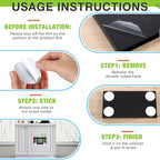 Qinyoung Acrylic Straw Holder for Cabinet Door with Double Sided Adhesive Tape Reusable Straw Organizer Tumbler Storage Kitchen Accessories Container for Counter Cupboard(Classic,Extra Large,Black)