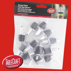 TableCraft 670, Economy Liquor Bottle Pourers, Chrome Plated Plastic, No Collar, Fits Standard 750 ml Bottles, Smooth Accurate Pour, Spill-Reducing Design, Silver, 1.25" x 1.25" x 2.75"
