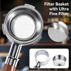 51mm Portafilter Filter Basket, Single Cup Reusable Stainless Steel Espresso Coffee Filters Basket Machine Replacement Accessories for Portafilter Coffee Machine