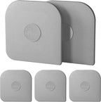 Pan Scraper, 5 Pcs Pot Scraper Plastic, Pot Scraper Non Scratch for Cast Iron, Pot and Pan Cleaning, Sturdy Scraper Kitchen Tool, Grey