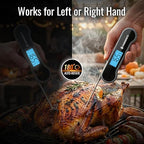 0.5 Sec Instant Read Meat Thermometer Digital with ±0.5℉ Precision, Food Thermometer for Cooking Kitchen Gadgets, Oven Grill Candy BBQ Essentials Accessories, Gifts for Him Dad Men Birthday, Grey