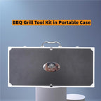BBQ Grill Tools Set, 21-Piece Stainless Steel Grill Utensils with Aluminum Case, Heavy Duty Grilling Accessories, The BBQ Accessories Gift for Father's Day and Christmas