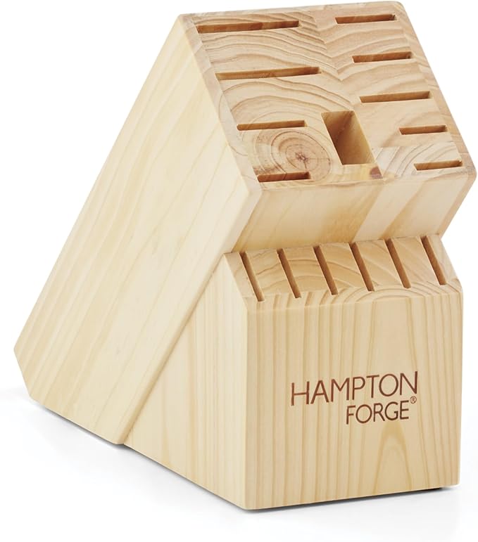 Hampton Forge EpicurePistachio–17Piece BlockSet, 17-Piece, Pistachio