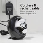 Hamilton Beach Walk 'n Cut Electric Can Opener for Kitchen,Use On Any Size,Automatic and Hand-Free,Cordless & Rechargeable,Easy Clean Removable Blade,Black (76501G),(Pack of 2)