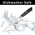 Knife Sets 15 Pieces for Kitchen with Block, German Stainless Steel Kitchen Knife Set, ABS Ergonomic Handle Chef Knives, and Shears for Chopping, Slicing and Cutting