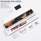 ENOKING Magnetic Knife Holder for Wall 16 Inch, Acacia Burl Wood & Black Resin Magnetic Knife Strip Bar, Powerful Magnet Kitchen Knife Storage Rack, Space-Saving Wall Mounted Organizer