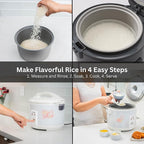 Tiger JNP-1500-LF 8 Cup Capacity White Rice Cooker with Non-Stick Inner Pot, Retractable Power Cord, and Keep Warm up to 12 hours (Flower)