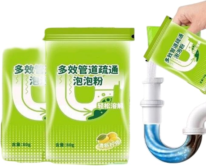 Kitchen Cooking Set 管道高速疏通活泡泡粉袋强力 Kitchen Cookware Set 下水道油污马桶疏通神器