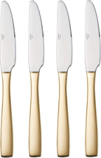 Mikasa Delano Gold Plated 20-Piece Stainless Steel Flatware Set, Service for 4
