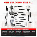 Chef Craft Select Sturdy Masher, 11 inch, Stainless Steel
