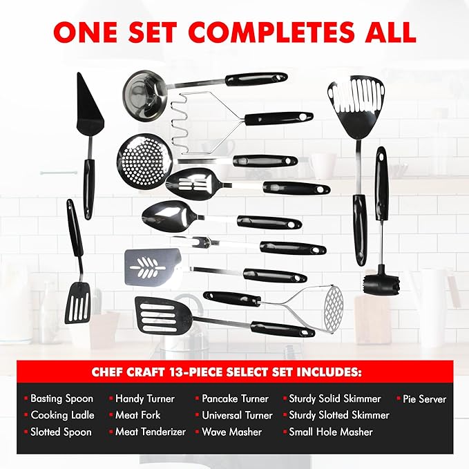 Chef Craft Select Pie/Cake Server, 11.5 inch, Stainless Steel