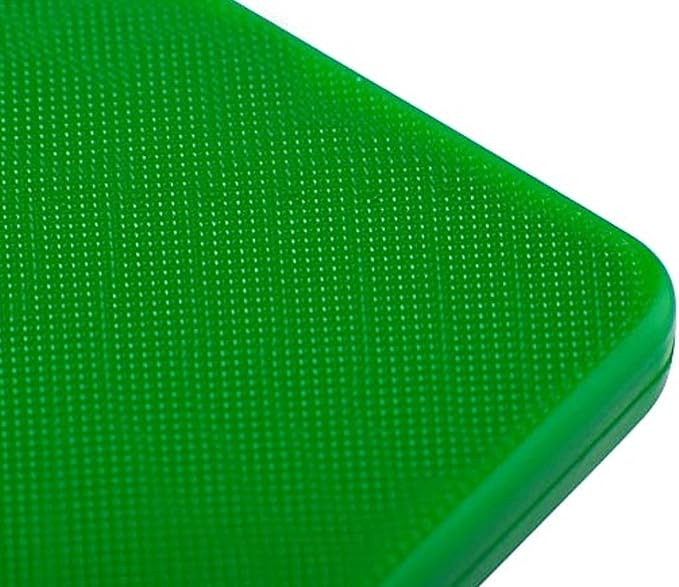 TrueCraftware- 20" X 15" X 1/2” Cutting Board for Kitchen Green Color Plastic- Color Coded Durable Kitchen Cutting Board Chopping Board Non Slip Cutting Mat for Meat Vegetables Dishwasher Safe
