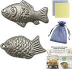 Iron Fish 2 Pack - Food-Grade Reusable Cooking Tool for Adding Natural Iron to Food & Water, Durable Chemical-Free Kitchen Accessory, Easy to Use for Vegans, Athletes, Pregnant Women & Familiesl