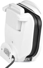 Courant 2-Serving Classic Plate Electric Indoor Grill and Panini Press, Contact Grill Champ, White