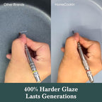 HOMECOOKIN 7-Quart Programmable Slow Cooker with Timer Keep Warm - Small Kitchen Appliance for Family Dinners - Serves 6+ People (Black)