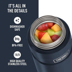 THERMOS Stainless King Vacuum-Insulated Food Jar, 24 Ounce, Midnight Blue