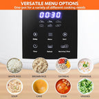 Rice Cooker Small,6-Cup (Uncooked) / 12-Cup (Cooked),6-in-1 Multi Cooker,Electric Smart Rice Cooker,Portable Non-Stick Rice Maker With Steamer Basket,12 Hours Timer Delay & Keep Warm Function