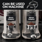 Electric Burr Coffee Been Grinder with Adjustable 24 Precise Grind Settings, 40s Digital Timer for French Press, Espresso, and Drip Pour Over, Home Use (White)