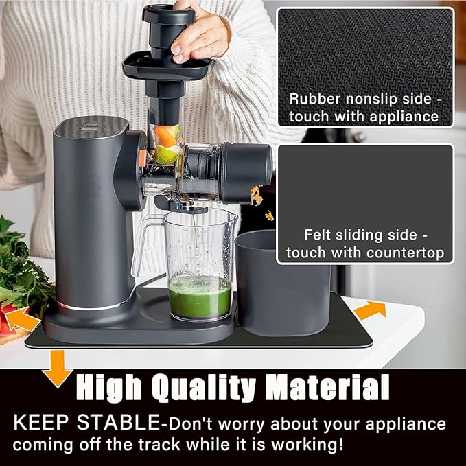 Kitchen Appliance Sliders 360 Degree Rotation Moving on Counter, Appliance Slider Cut to Fit, Mat for Kitchenaid Mixer with Kitchen Accessories,Appliance Mover for Espresso Machine, Food Processor