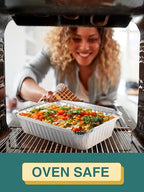 NEEBAKE 60 Pack 8x6 Disposable Aluminum Pans Aluminum-Foil-Pans-Tin-Foil-Baking-Pans-Tin-Trays-Food-Containers-for-Meal-Prep-Cooking-Roasting-Heating