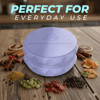 Kozo 2.5" Grinder 2-Piece Strong Grip (Blue)