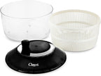 Ozeri Italian Made Fresca Salad Spinner and Serving Bowl, BPA-Free