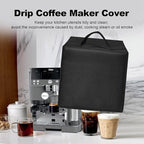 Espresso Machine Dust Cover for Ninja Luxe Café Pro Series ES701/ES601CY/ES601GM Drip Coffee Maker, Luxe Café Machine Lid,Heavy Duty Waterproof Antistatic Nylon Covers Case (Black)