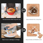 Joyhalo Trivets for Hot Dishes - Hot Pads for Kitchen, Silicone Pot Holders for Hot Pots and Pans, Silicone Mats for Kitchen Countertops, Table, Flexible Easy to Wash and Dry