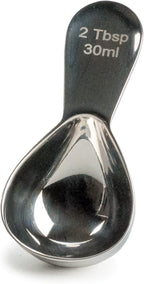 RSVP International Coffee Scoop Collection, 2-Tablespoon, Compact, Stainless Steel