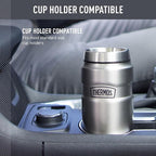 THERMOS Stainless King Vacuum-Insulated Stainless Steel Tumbler - 16oz, Army Green - Insulated Coffee Tumbler for Hot & Cold Drinks - Leak-Proof & Sweat-Proof for Commuting & Traveling