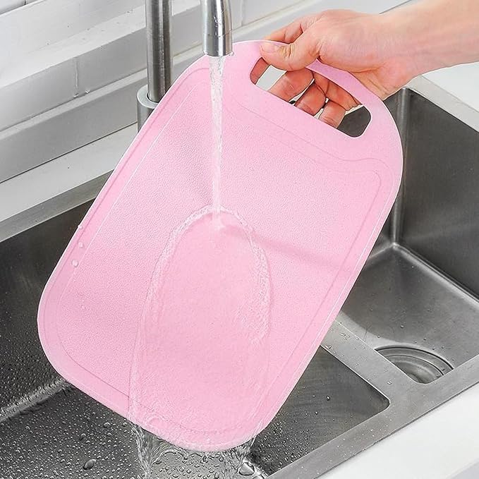3 Pack Small Cutting Board for Kitchen Wheat Straw Plastic Cute Mini Kids Cutting Boards Fruit Mats