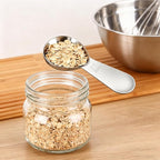 2pcs Tablespoon Coffee Scoop, Coffee Scoop Set, 15ml 30ml Tbsp Coffee Bean Measuring Spoon Stainless Steel Table Spoon Scoop with Short Handle Suitable for Tea Ground Sugar Flour