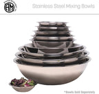 American METALCRAFT, Inc. 3 qt Stainless Steel Mixing Bowl, Silver