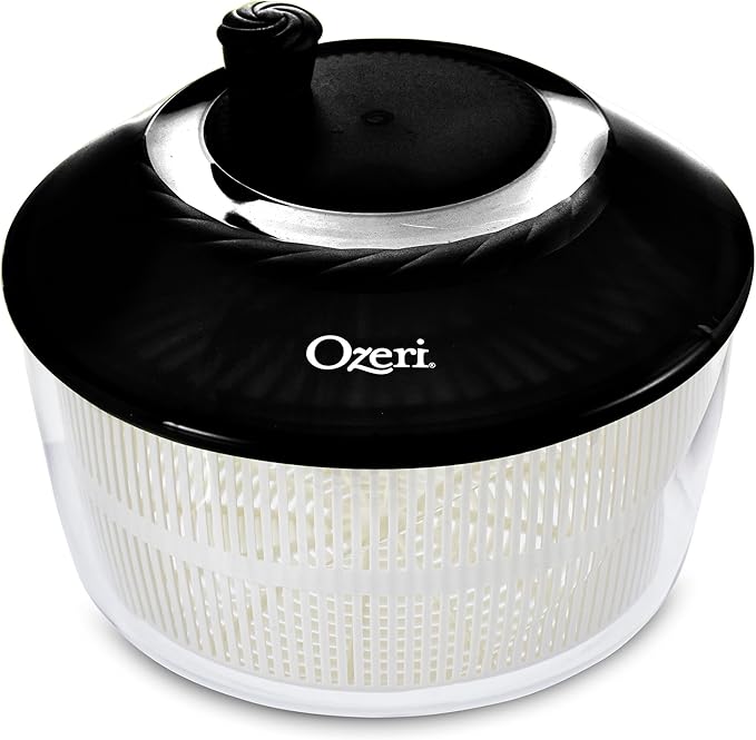 Ozeri Italian Made Fresca Salad Spinner and Serving Bowl, BPA-Free