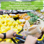 Reusable-Cotton-Mesh-Produce-shopping-Bags-Washable Eco Friendly Premium See Through Lightweight Net zero Bulk Bags for Veggie Fruit Vegetable Grocery Storage (9 Packs)