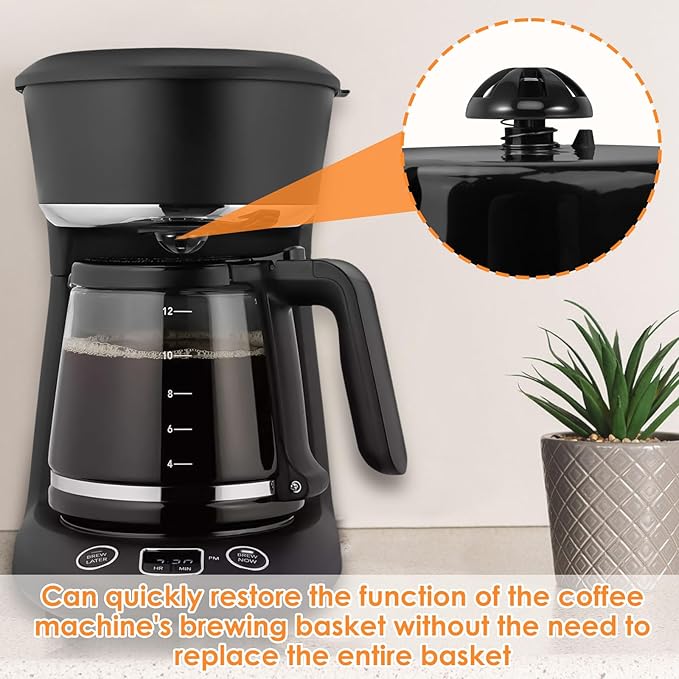 4 Pcs Efficient Coffee Replacements Brew Basket Spring Loaded Stopper Kit, Easy to Install Coffee Machine Accessory for 185774-000-000 112435-000-000