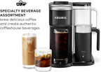Keurig K-Café SMART Single Serve Coffee Maker with WiFi Compatibility, Latte and Cappuccino Machine with Built-In Frother, 6 Brew Sizes, Black