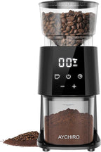 AYCHIRO Burr Coffee Grinder Electric, Adjustable Burr Mill with 30 Grinding Settings, Coffee Bean Grinder with Touchscreen, 2-12 Cups