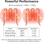 Commercial Deep Fryer with Baskets, 3400W 12.7QT/12L Thickened Stainless Steel Countertop Electric Oil Fryer, Large Capacity with Temperature Control