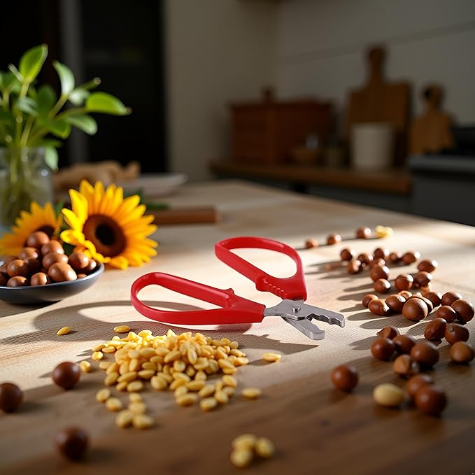 1Pc Red Melon Seed Cracker Plier,Sunflower Seeds Plier Opener - Seed Cracker Sheller Opener Peeling Pliers for Melon Seeds, Small Nuts,Nut Crackers,Kitchen and Dining,Specialty Tools and Gadgets