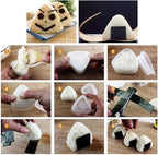 Triangle Sushi Mold Form DIY Tool, White 2 pcs