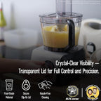 3-Quart Clear Cutter Bowl (112203) and Polycarbonate Lid (106458S), Compatible with Robot Coupe R2 Series Food Processors