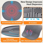 Air Fryer Trivets Silicone Mat for Ninja Crispi-Ninja Crispi accessories for Portable Glass Air Fryer Cooking System Holder, Multipurpose Hot Pads Compatible Hot Dishes,Pot,Bowl,Teapot,Hot Pot Holder