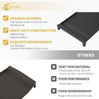 Allstare WB31X24738 Cast Iron Griddle Replacement Parts for GE Gas Stove Parts WB31X49806 Center Griddle Plate Adora 19.5" x 9" General Electric Gas Range Stove Top Griddle GE Cooktop Flat Top Pan