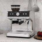 20 Bar Espresso Machine with Grinder, Professional Espresso Coffee Maker with Milk Frother, Brushed Stainless Steel, 1450W 2.8L Water Tank, for Home, Commercial Cappuccino Machines