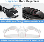 Lancord Cord Organizer for Appliances, Small&Large 8 Pack Upgraded Kitchen Appliance Cord Organizer Stick On Appliance Wire Wrapper for Appliances Mixers, Coffee Maker, Pressure Cooker