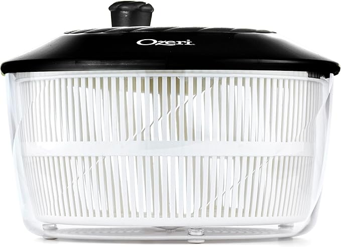 Ozeri Italian Made Fresca Salad Spinner and Serving Bowl, BPA-Free