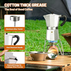 12 Cup Aluminum Espresso Stovetop Moka Pot Express Coffee Maker Percolator Italian Classic Mocha Coffee Machine for Italian and Cuban Cafe Brewing for Home & Camping 600ml 20oz