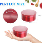 Matoolser 3 Inch Spice Grinder Mills for Kitchen (Red)